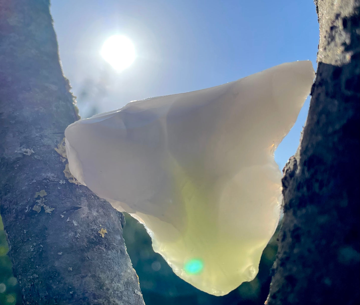 ANDARA• Coeur Ondine cristalline ~ 63 g / pierre andara / REF 22