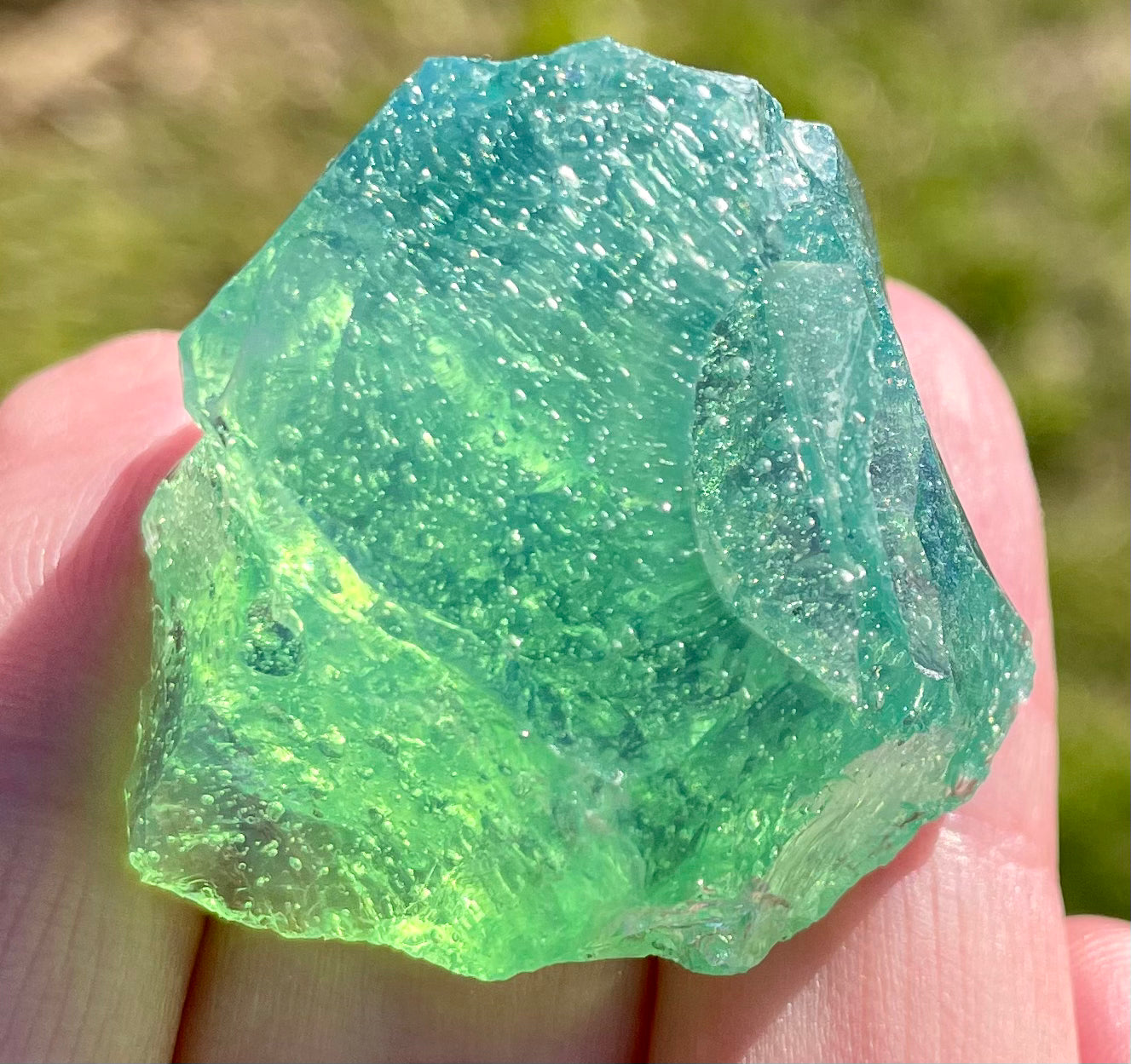 Rare ANDARA Aurora SeaFoam ~ 29 g | cristal Quantique | R69