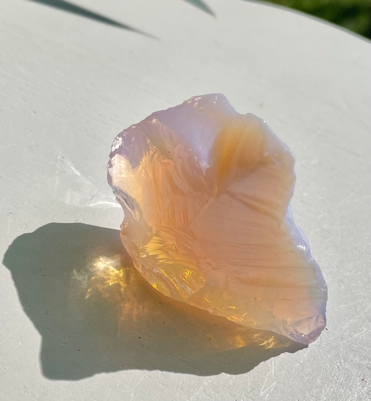 Rare ANDARA bicolore Divine Shekina 46 g ~ minéraux et cristaux