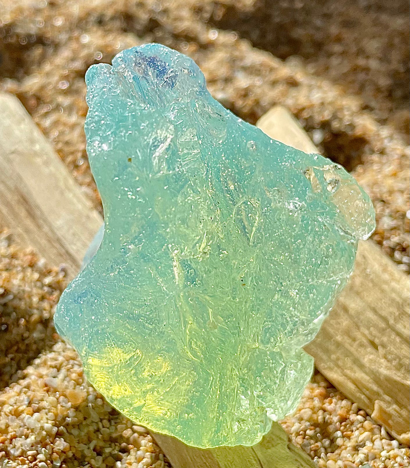 ANDARA• SeaFoam : Lignée des origines 56 g | Cristaux quantiques 5D