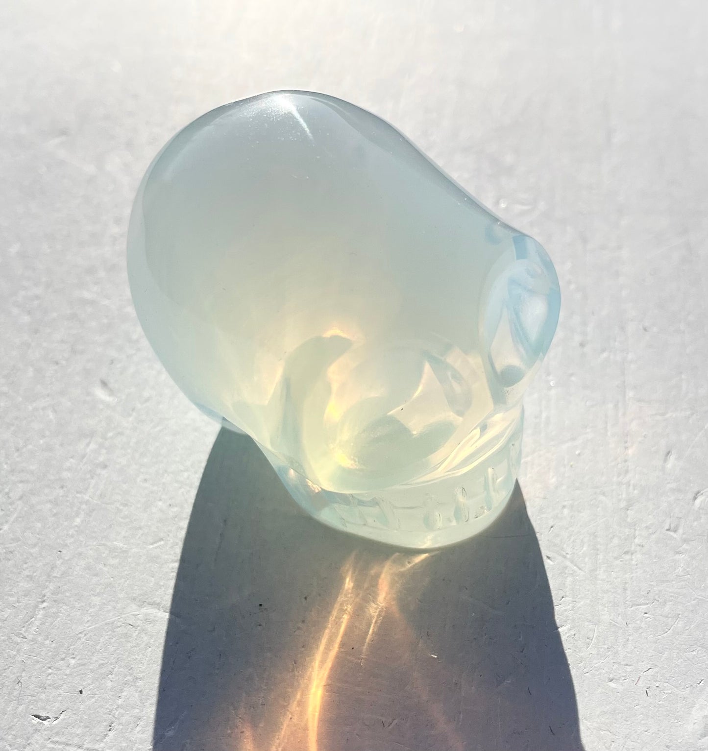 ANDARA onde de forme crâne de cristal Licorne 71 g