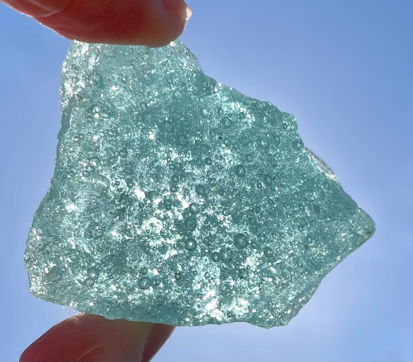 Rare ANDARA Ecume de mer Lagon des Sirènes 49 g ~minéral etherium