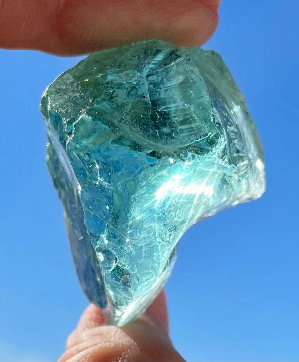 ANDARA• Africain bleuté ~ 29 g ~ BA | Cristal quantique 5D