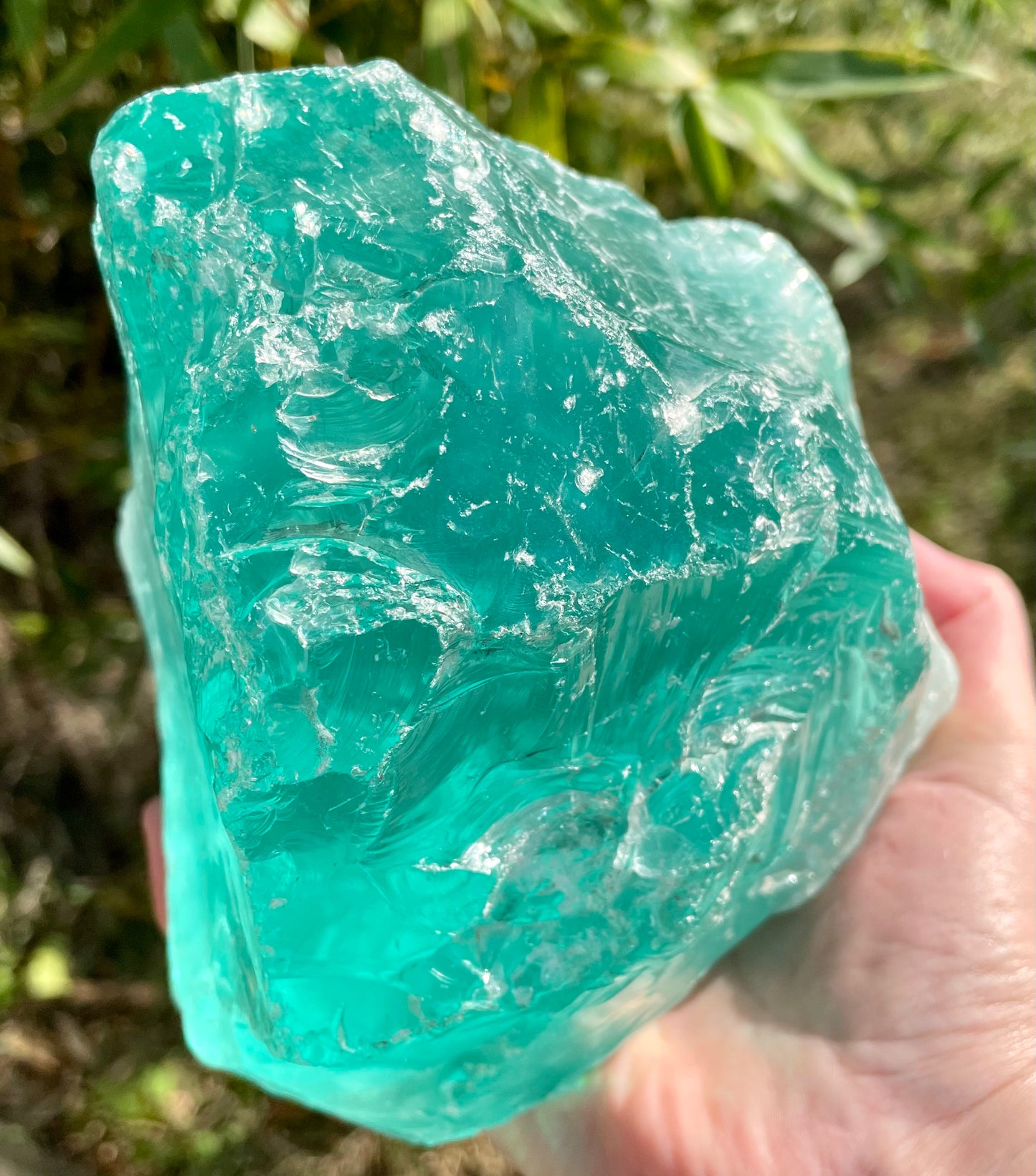 ANDARA ALTAR Temple Bleuté Aqua 3210 g | cristal quantique 5D