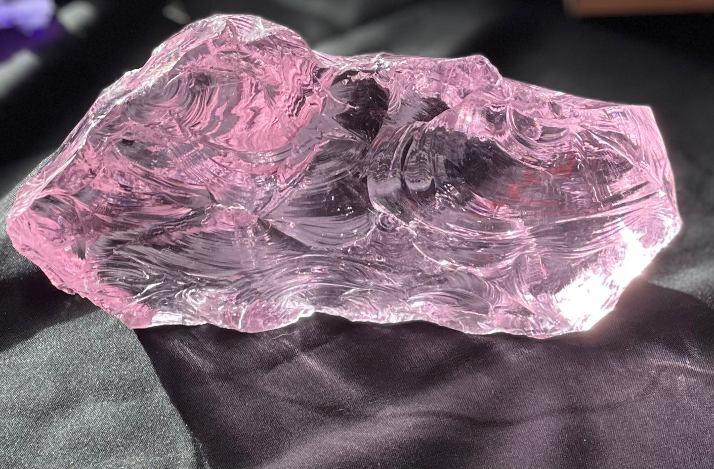 Ultra Rare ANDARA• ALTAR Temple Pink HGW | 3700 g | cristal quantique 5D