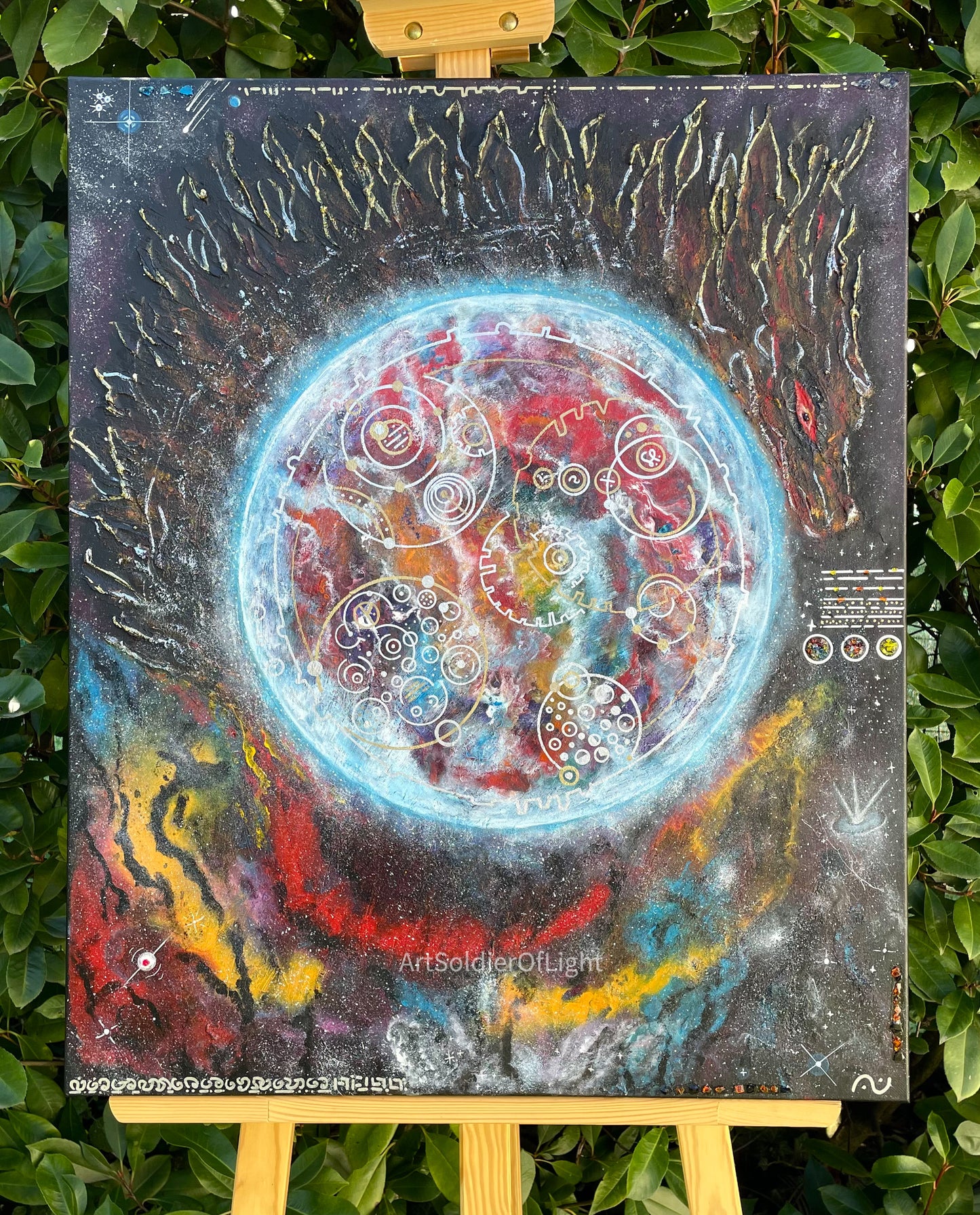 Dragon Solaire | ANDARA & Peinture | Soin énergétique