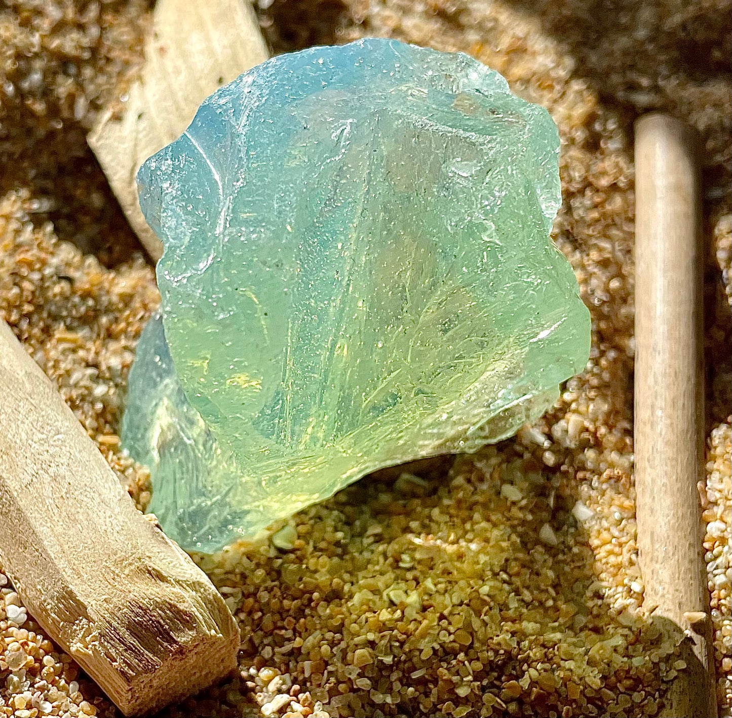 ANDARA• SeaFoam : Lignée des origines 56 g | Cristaux quantiques 5D