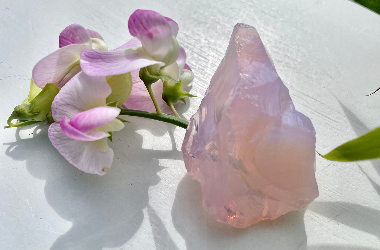 Rare ANDARA bicolore Divine Shekina 46 g ~ minéraux et cristaux