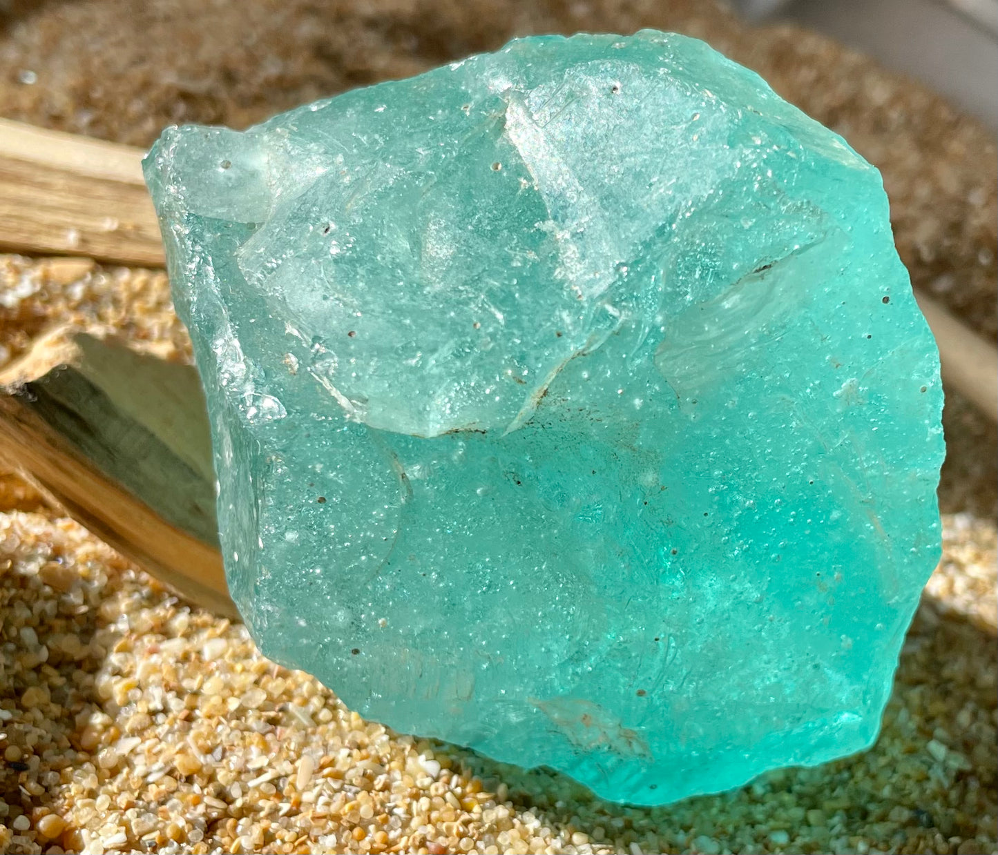 ANDARA• Africain bleuté ~ 153 g | minéral afrique . REF BB2