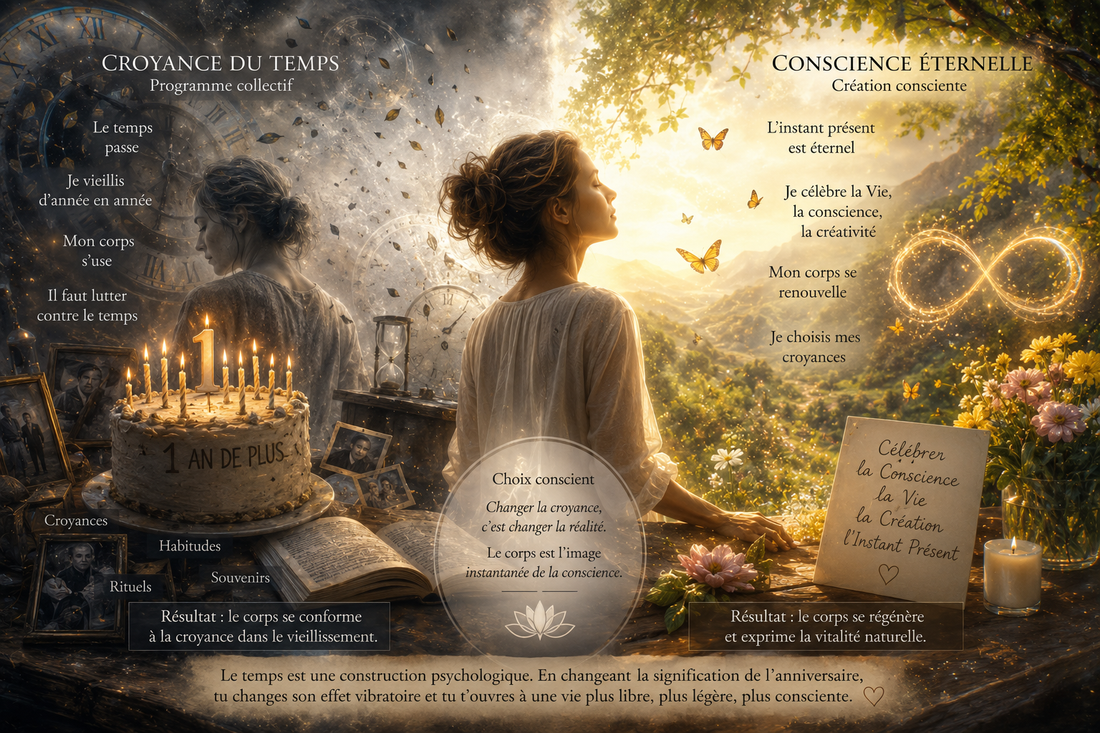 Vieillir par croyance : le sens caché de l'anniversaire selon Seth / Jane Roberts