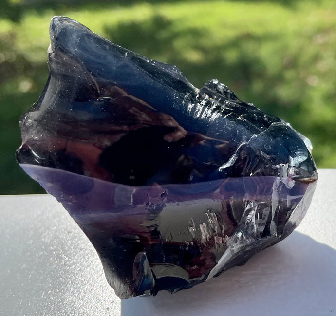 Rare ANDARA• Français Iridium Noir Violet 152 g | cristaux quantique 6D