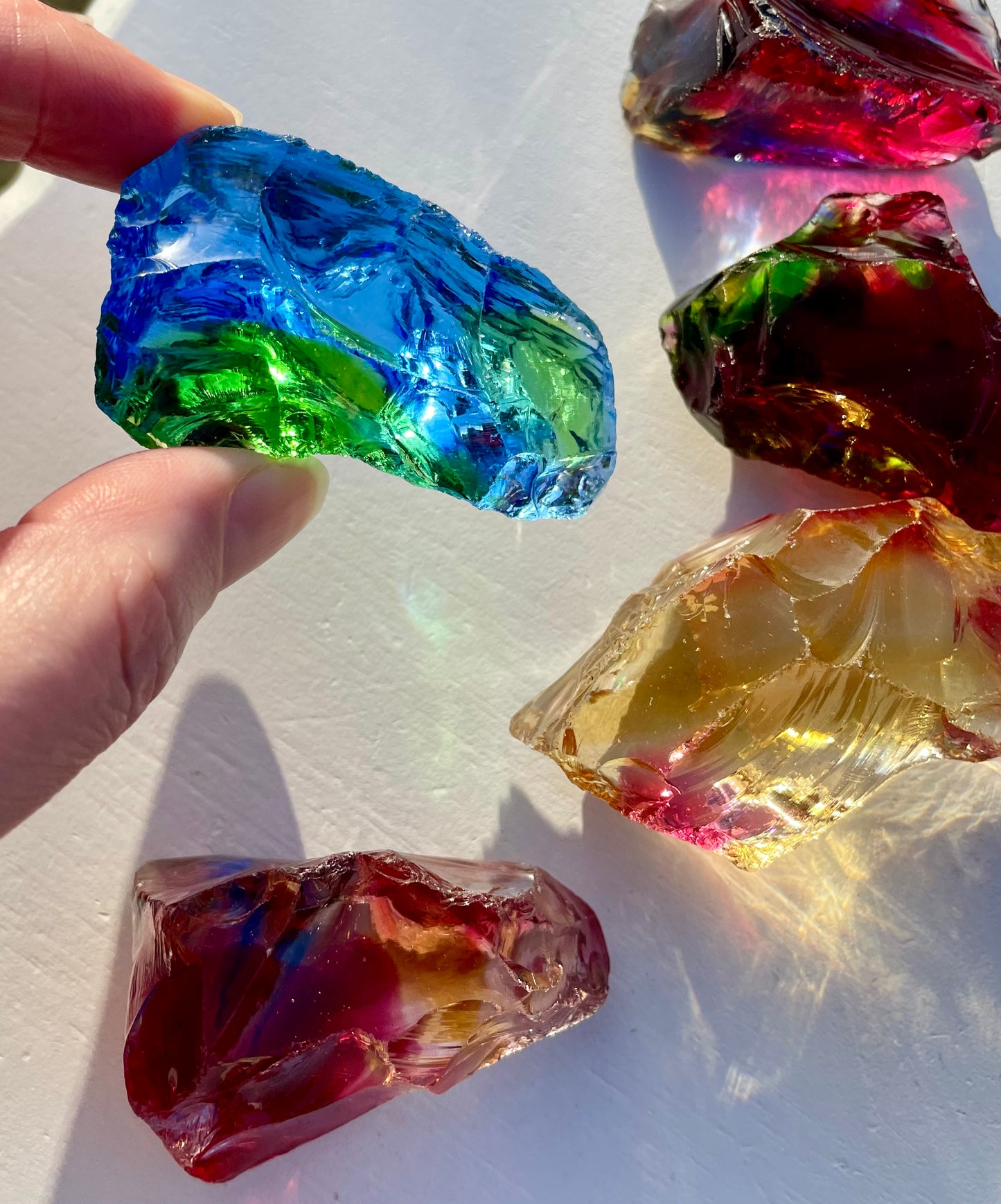Rainbow | Lot pierre cristalline ANDARA ~ 505 g