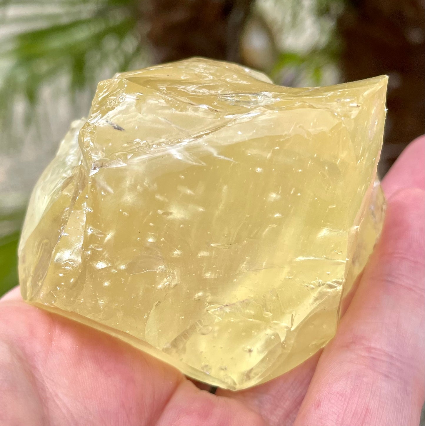 Rare ANDARA Français Elfique jaune ~ 294 g | French Crystal Andara 6D