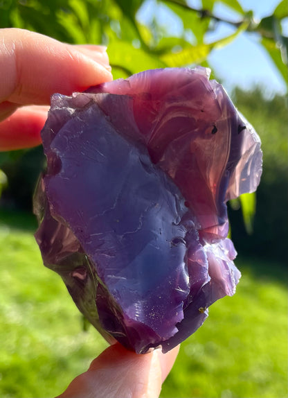 ANDARA Français Dragon Imperial de la flamme violette  | 200 g  / 777 cristal 5D •