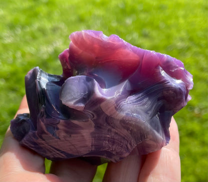 ANDARA Français Dragon Imperial de la flamme violette  | 200 g  / 777 cristal 5D •