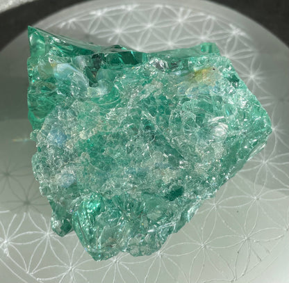 ANDARA Français Emeraude ésotérique | 253 g  / 777 cristal 5D