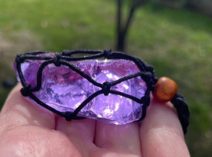 Pendentif Ascended Lilac Vert 40 g / cristal 5D / 777 •