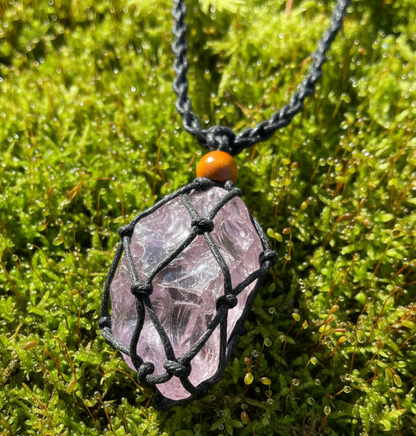 Pendentif d'intention : Eclat de rosée de Rose / La Magie des Andaras
