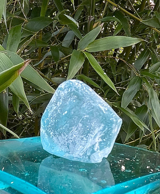 Rare Cristal bleu ETHERIUM ~ 32 g  | minéral Afrique ANDARA | R4