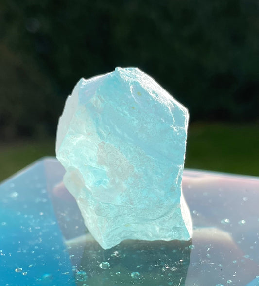 Rare Cristal bleu ETHERIUM ~ 20 g  | minéral Afrique ANDARA | R6