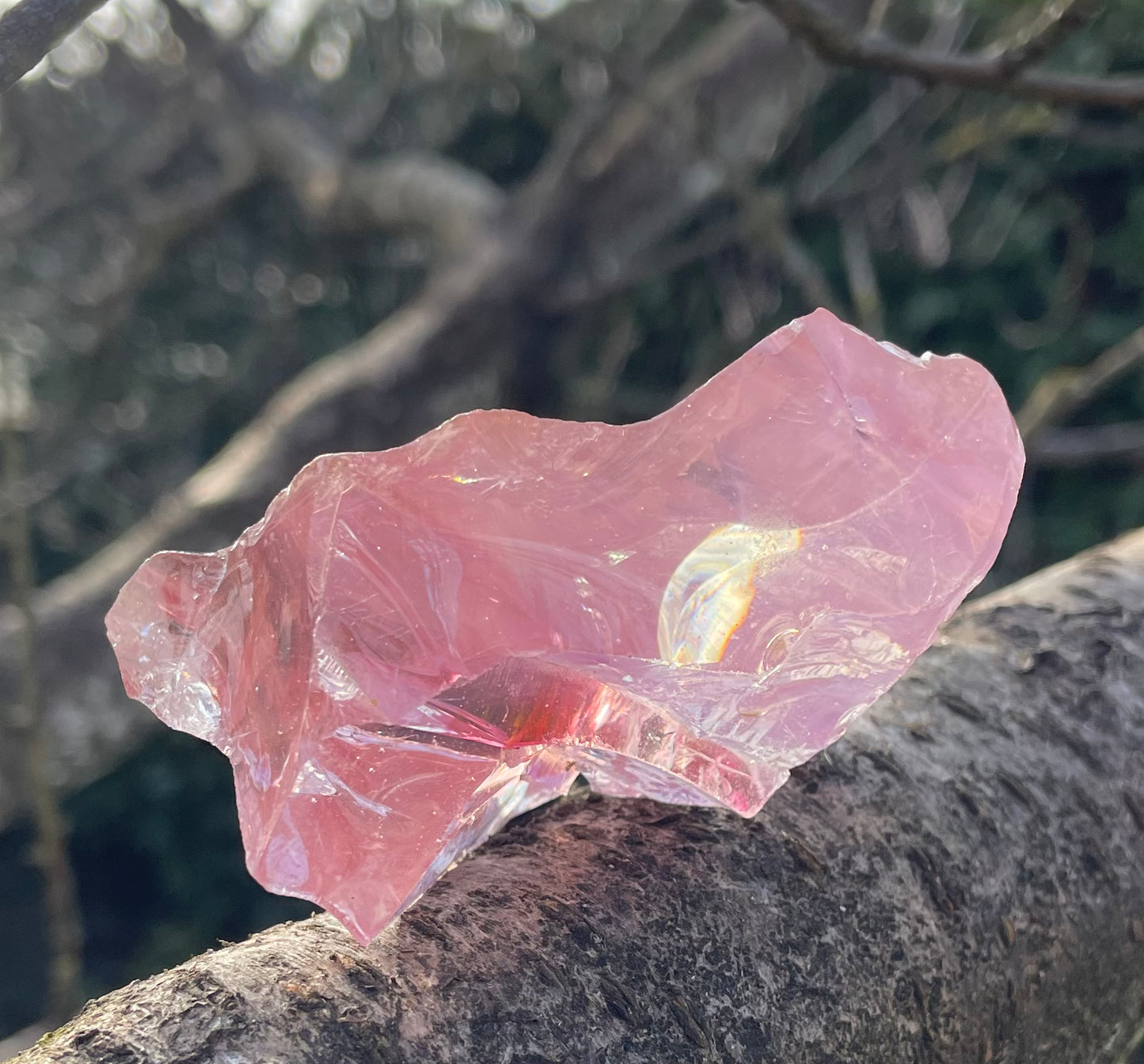 Très Rare ANDARA Rose des Anges ~ 83 g | French Andaras crystal