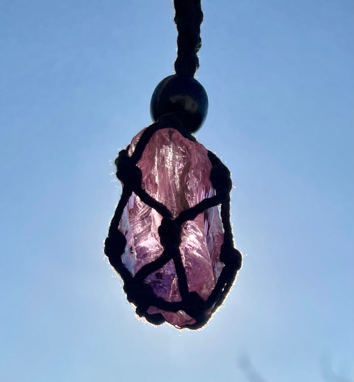 Pendentif d'intention : ANDARA | rose | 16 g