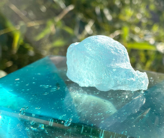 Cristal africain bleu etherium  | minéral Afrique | 