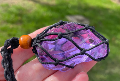 Pendentif Ascended Lilac Vert 40 g / cristal 5D / 777 •