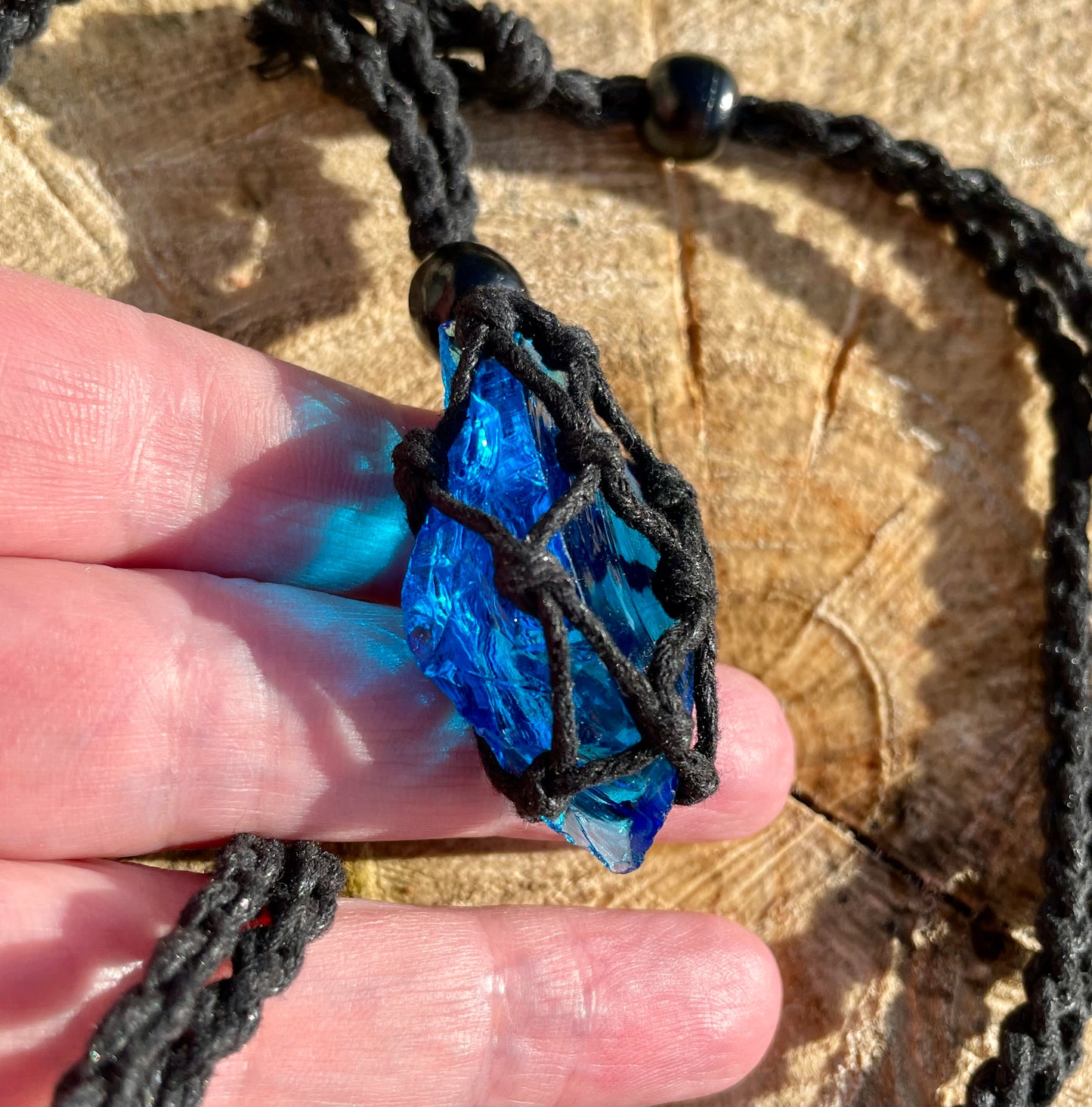 Pendentif d'intention : ANDARA | bleu | 11 g