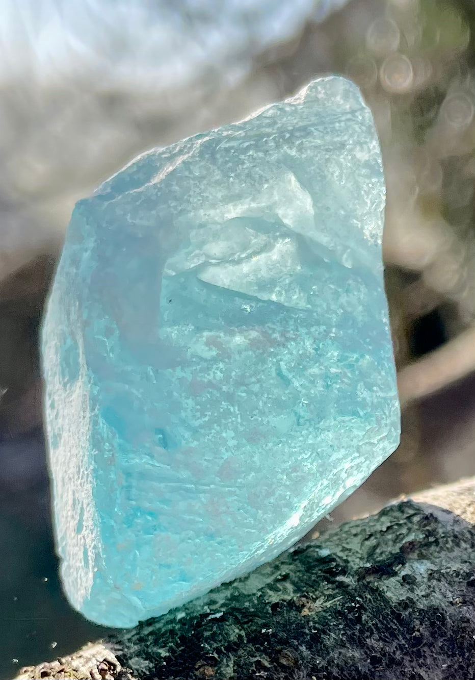 ANDARA• Africain bleu Isis ~ 30 g  | cristal Afrique