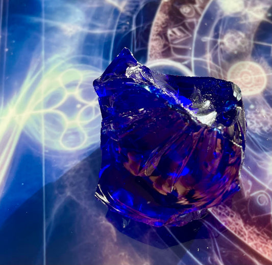 Rare ANDARA Tanzanite Flamme violette  21 g / 777