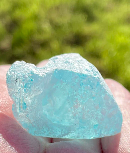 Rare Cristal bleu ETHERIUM ~ 29 g  | minéral Afrique ANDARA | R1