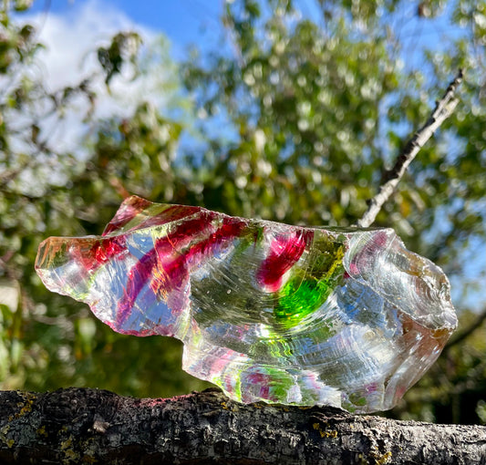 ANDARA Clear Rainbow Oracle | 288 g | cristal 5D / 777