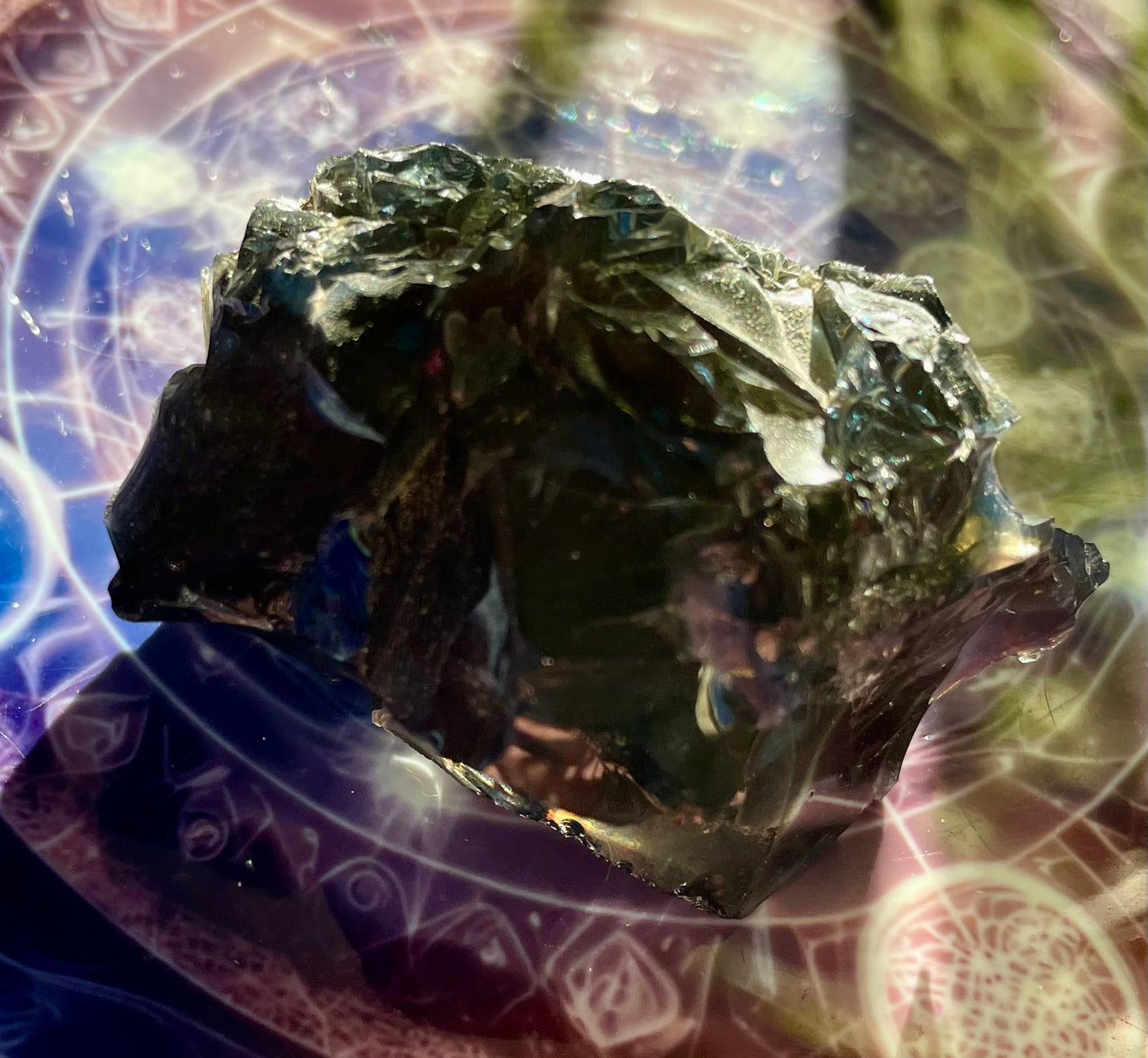 ANDARA Français Dragon Imperial Noir | 49 g  / 777 cristal 5D •