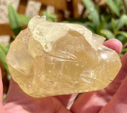 Rare ANDARA Français Elfique jaune ~ 294 g | French Crystal Andara 6D