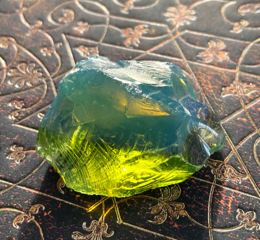 Rare ANDARA Gaïa Emeraude & Borealis / 68 g / cristal 5D 777