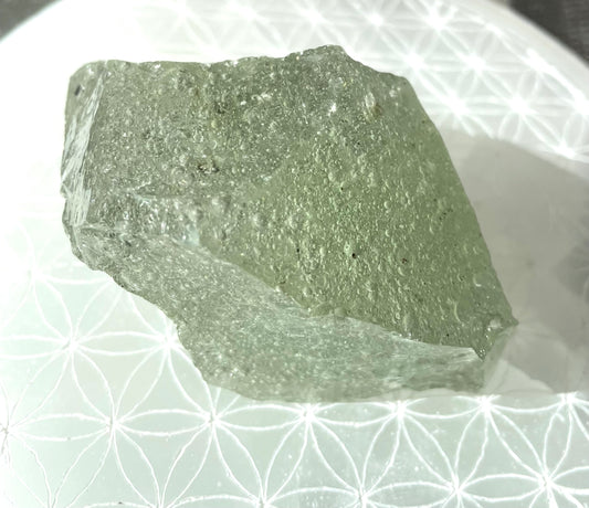 Rare ANDARA Ecume de mer vert Lady Nellie | 188 g  / 777 cristal 5D •