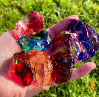 Rainbow | Lot pierre cristalline ANDARA ~ 505 g