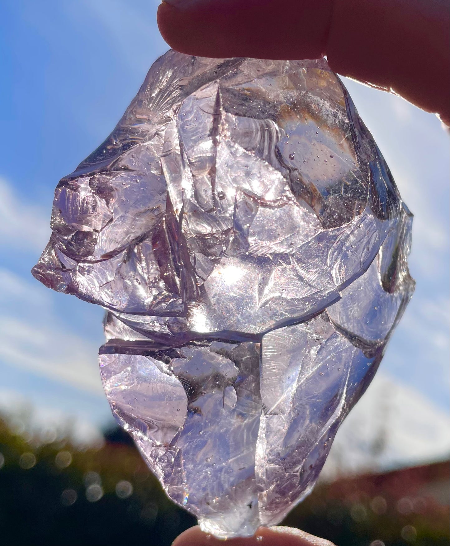 Rare ANDARA Français Lilas Vénusien – Émanation de la Rose Cosmique | 163 g  / 777 cristal 5D •