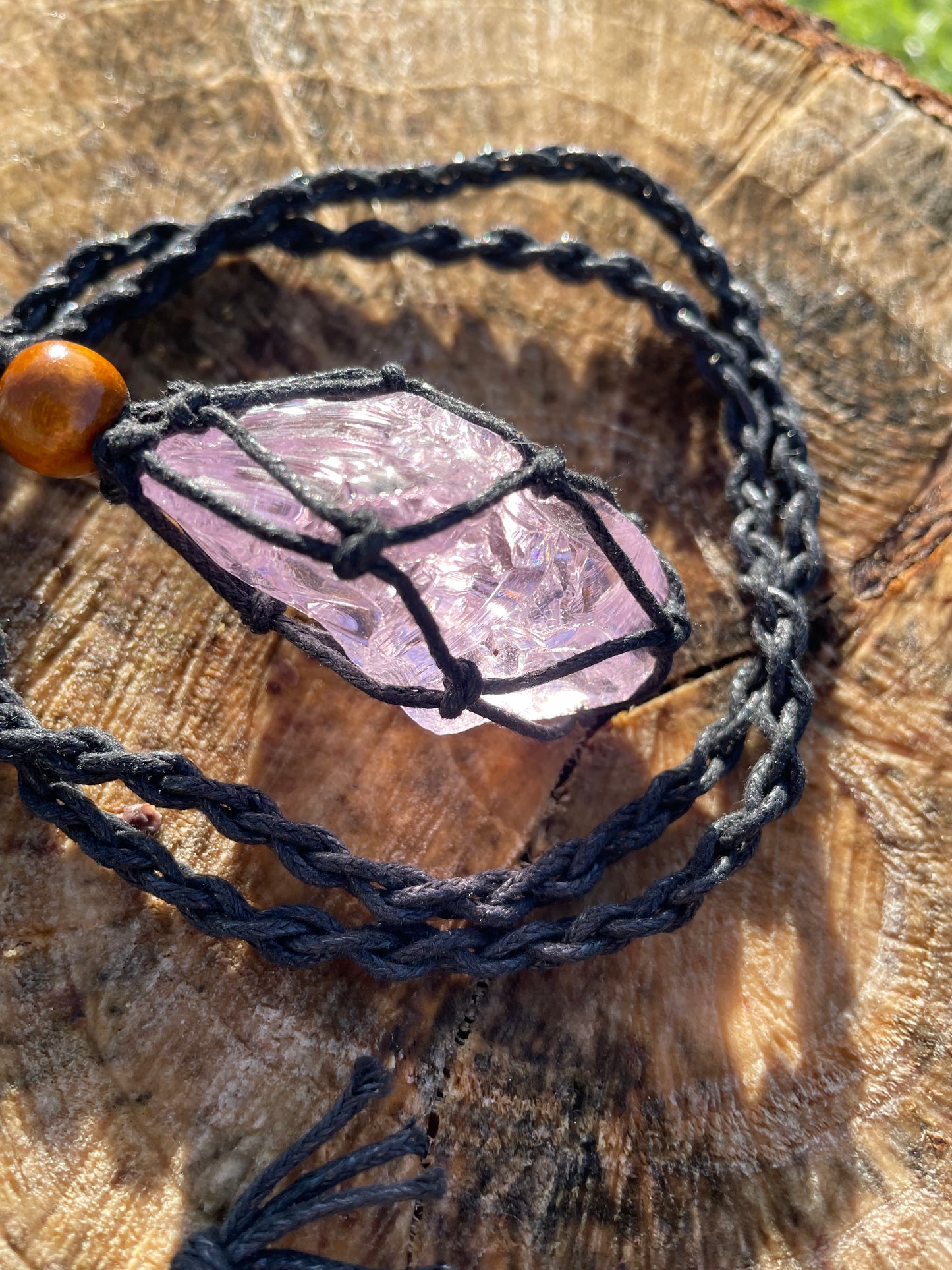 Pendentif d'intention : Eclat de rosée de Rose / La Magie des Andaras