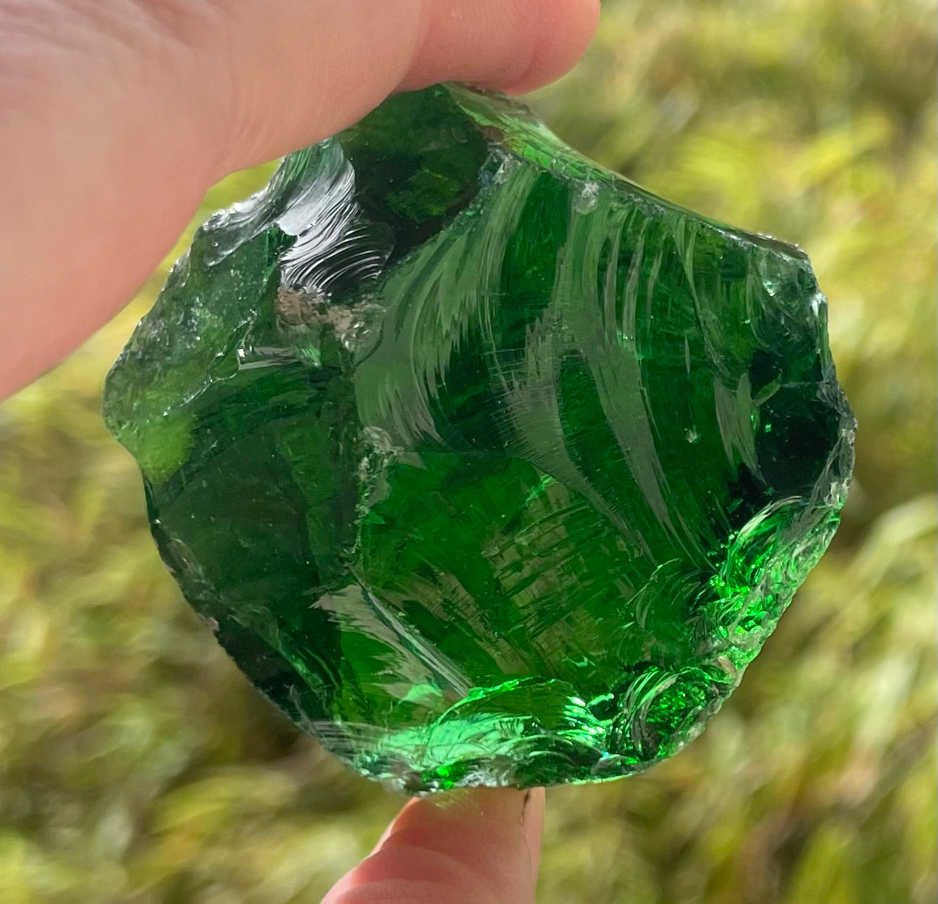 ANDARA vert émeraude 63 g / cristal 5D / 777 •