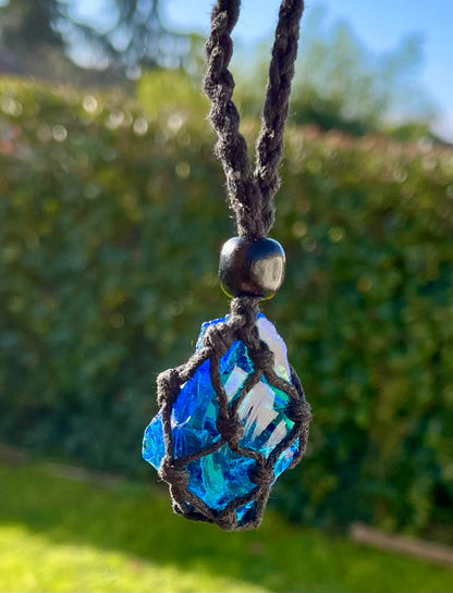 Pendentif d'intention : ANDARA | bleu | 11 g