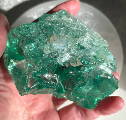 ANDARA Français Emeraude ésotérique | 253 g  / 777 cristal 5D