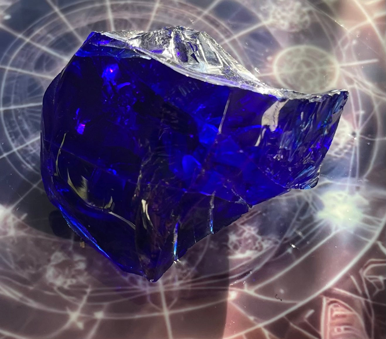 Rare ANDARA Tanzanite Flamme violette  21 g / 777