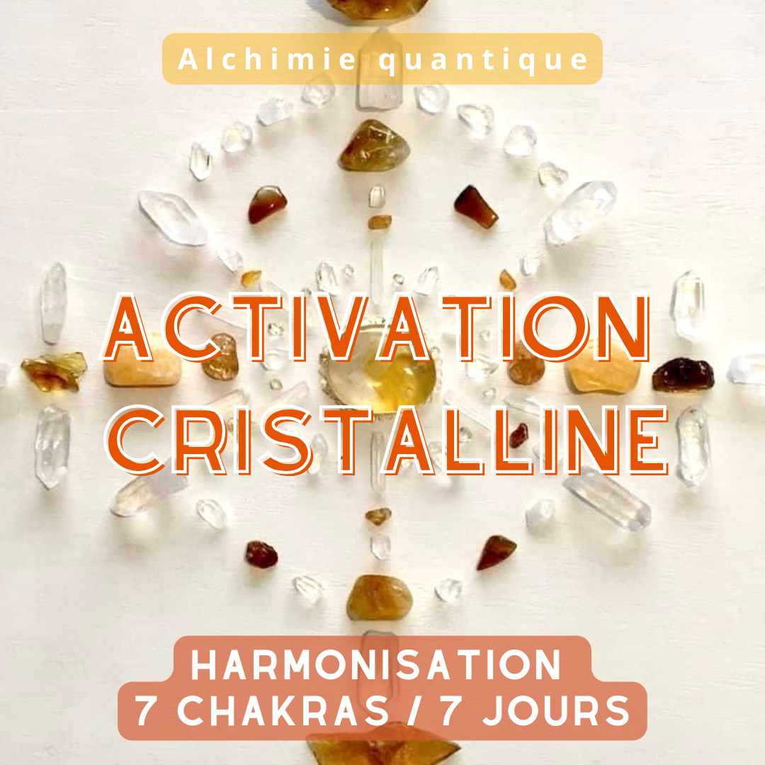 Activation Cristalline 7 Chakra sur 7 jours /  Soin Énergétique | grille ANDARA