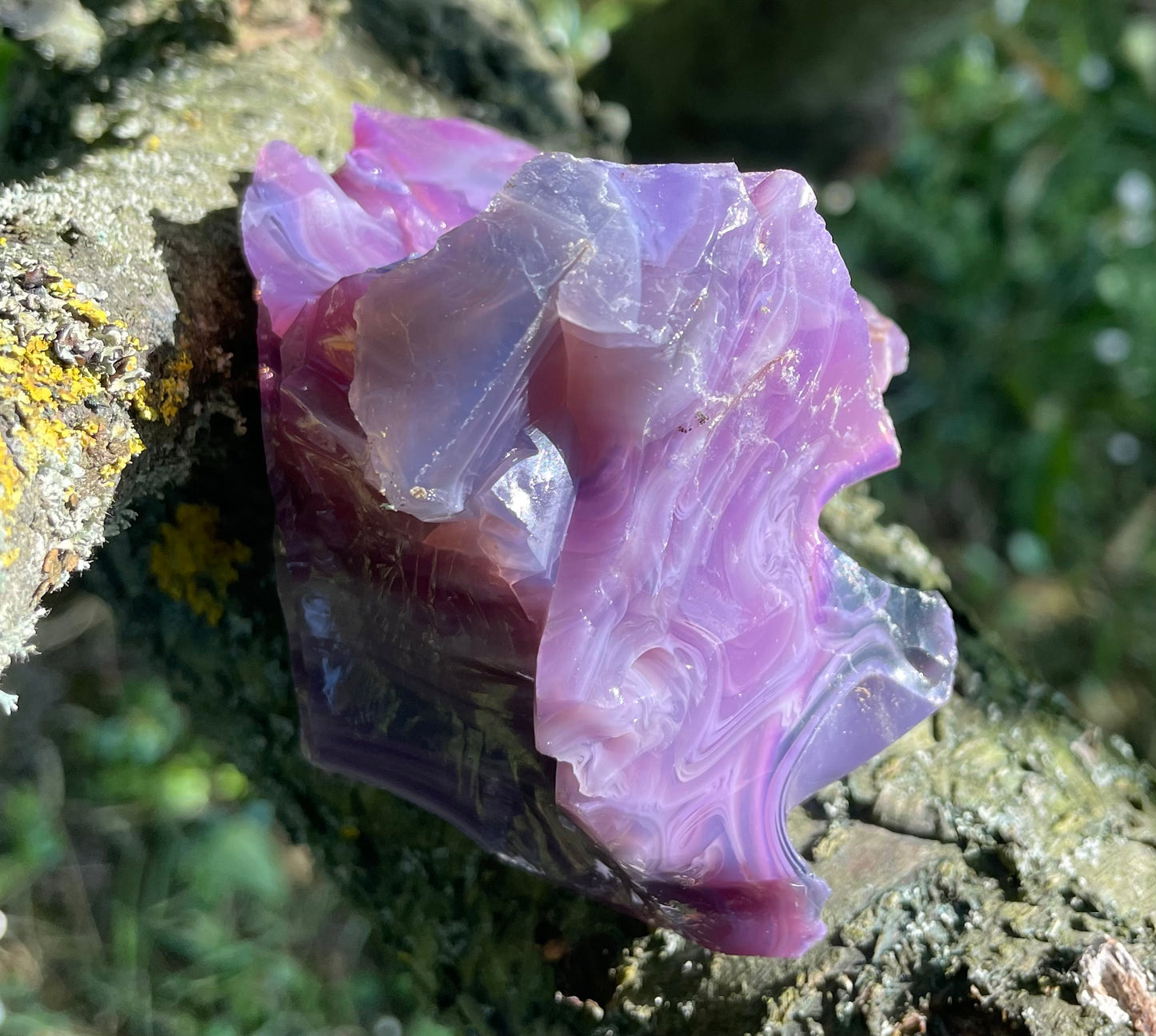 ANDARA Français Dragon Imperial de la flamme violette  | 200 g  / 777 cristal 5D •