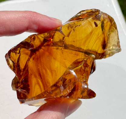 ANDARA Français Chamane du Soleil des 4 Terres Ambrées | 178 g | French ANDARA crystal