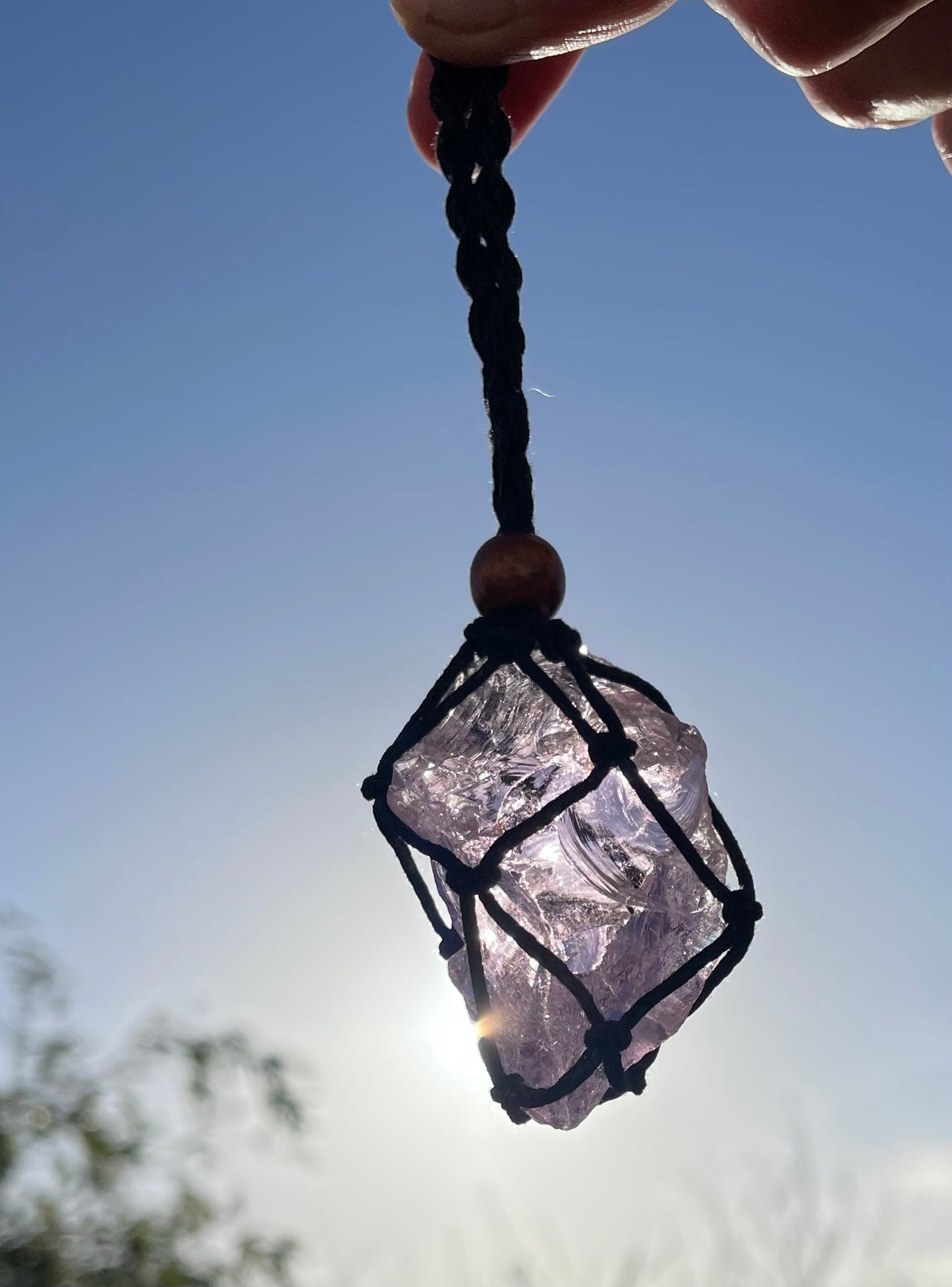 Pendentif d'intention : Eclat de rosée de Rose / La Magie des Andaras