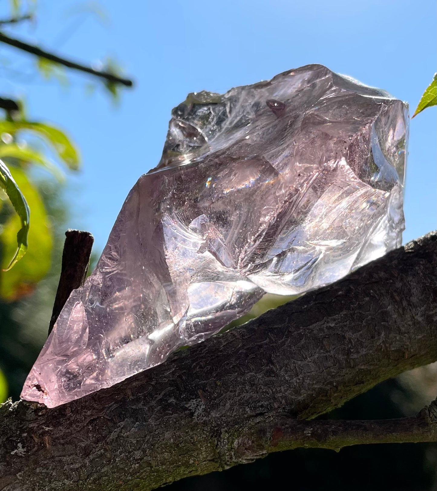 Rare ANDARA Français Lilas Vénusien – Émanation de la Rose Cosmique | 195 g  / 777 cristal 5D •