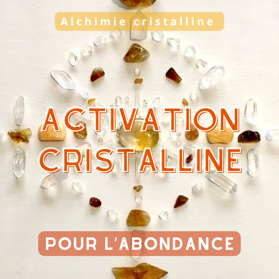 Activation Cristalline pour l’Abondance – Soin Énergétique | grille ANDARA